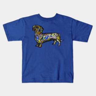 Wild Dachshund Kids T-Shirt